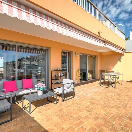 'L'Alicante Proche' Gare, Terrasse, Vue Mer Ментона Екстериор снимка