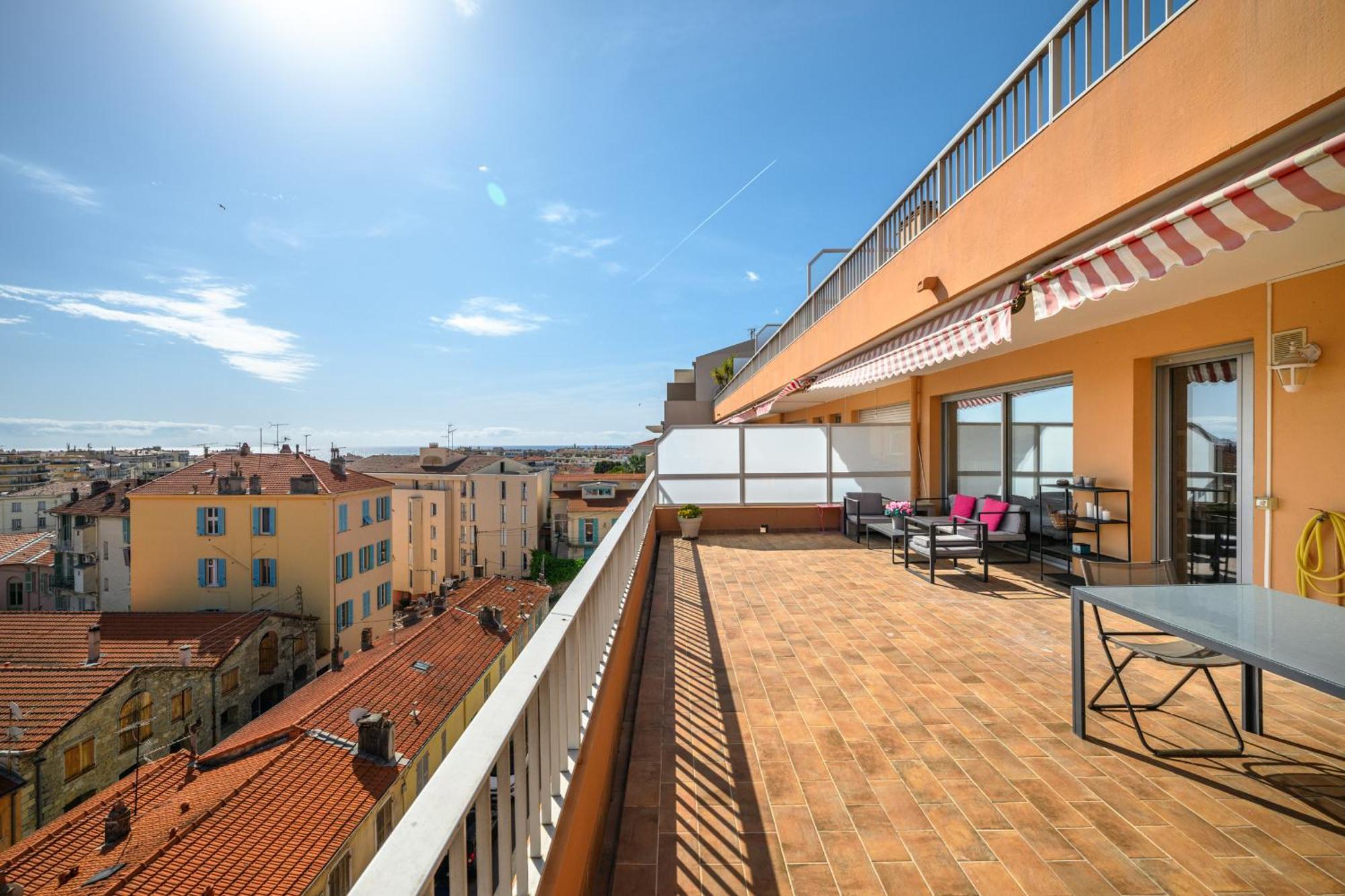 'L'Alicante Proche' Gare, Terrasse, Vue Mer Ментона Екстериор снимка