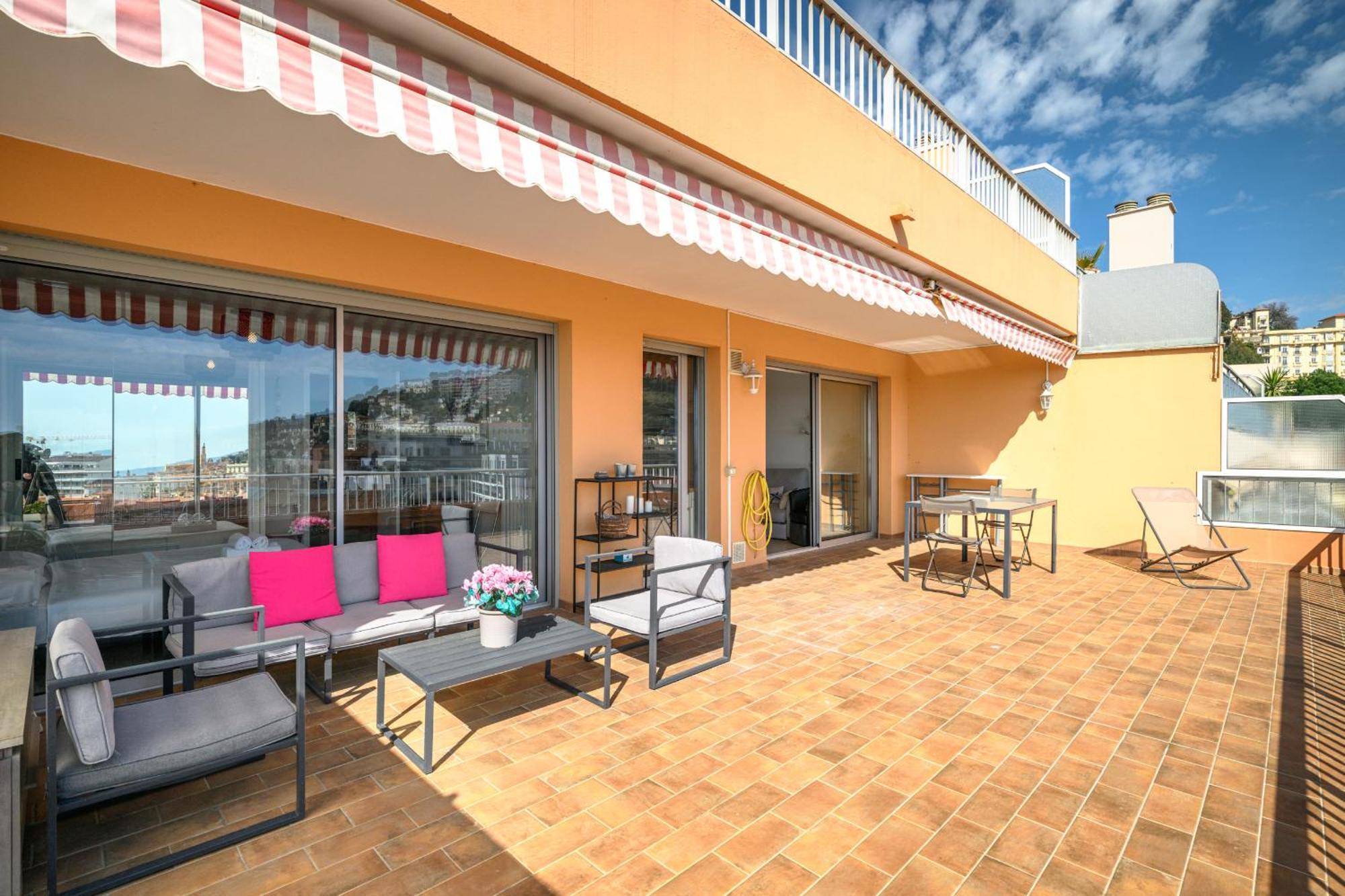 'L'Alicante Proche' Gare, Terrasse, Vue Mer Ментона Екстериор снимка